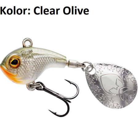 Przynęta Westin DropBite Spin Tail Jig 8g 2,6cm clear olive