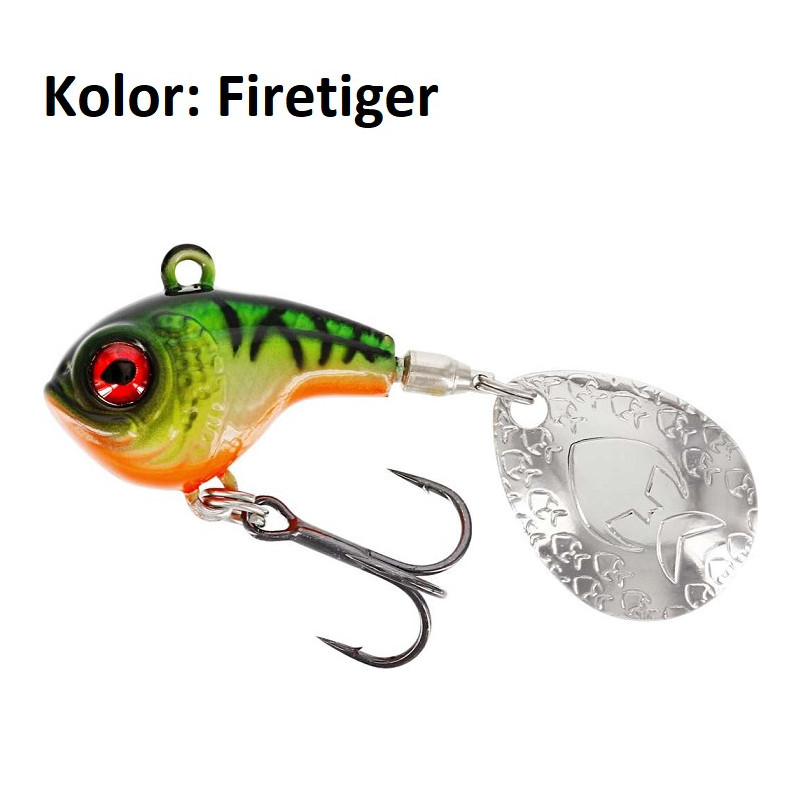 Przynęta Westin DropBite Spin Tail Jig 8g 2,6cm Firetiger Przynęta Westin DropBite Spin Tail Jig 8g 2,6cm Firetiger