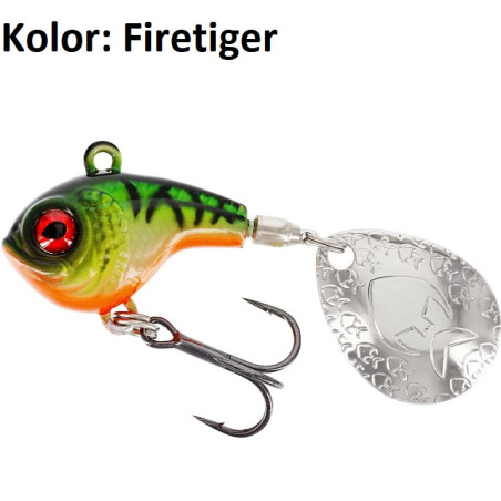 Przynęta Westin DropBite Spin Tail Jig 8g 2,6cm Firetiger