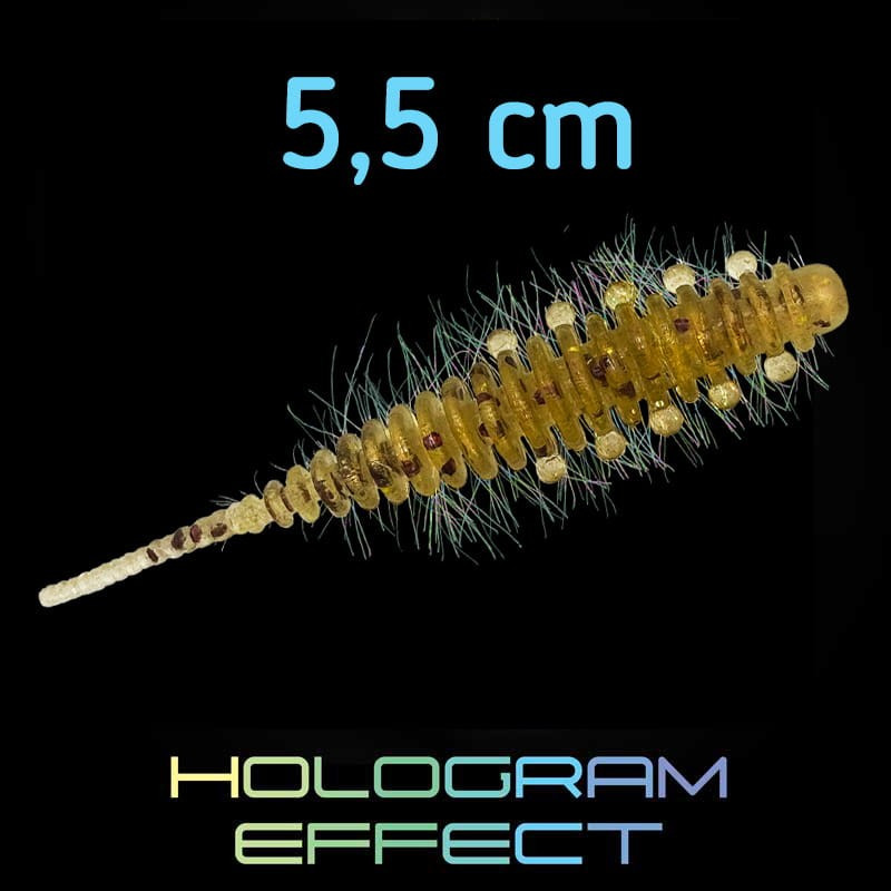 Przynęta Fishbay Robak/Worm Hairy 5,5 cm zombie Przynęta Fishbay Robak/Worm Hairy 5,5 cm zombie