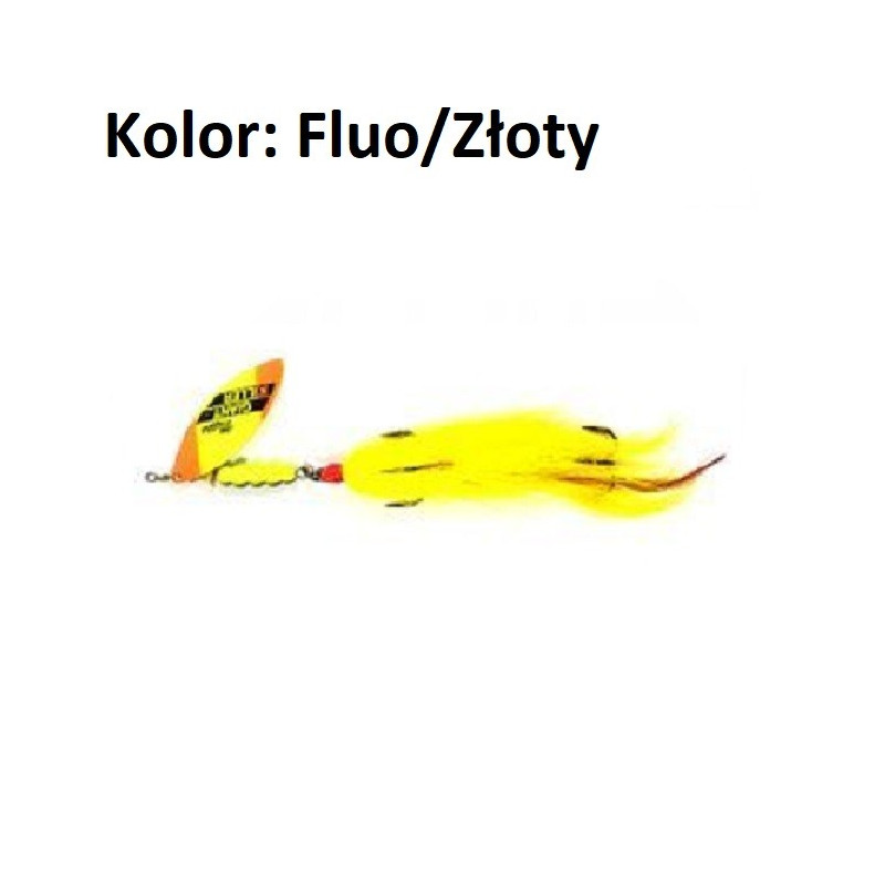 Błystka Mepps Giant Tandem 45g roz.7 Fluo/Złoty