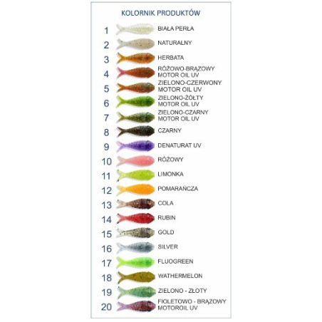 Przynęta Fishbay GLIZDA / EARTHWORM OPK 10 szt. 5 / 7,5cm 15 Gold