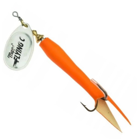 Błystka Mepps Aglia Flying 25g roz.3 Srebrny/Pomarańczowy Błystka Mepps Aglia Flying 25g roz.3 Srebrny/Pomarańczowy