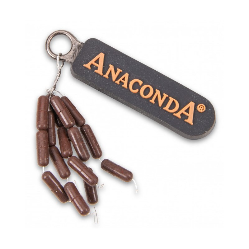 Stopery Rig Weights roz. 3,1 mm / brązowy Anaconda Stopery Rig Weights roz. 3,1 mm / brązowy Anaconda