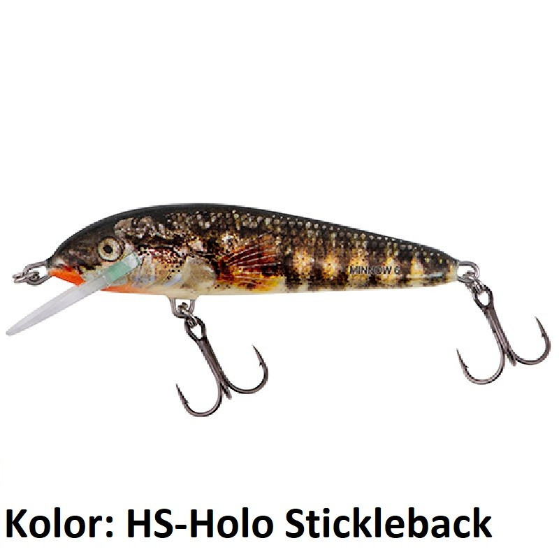 Wobler Salmo Minnow M6F 6cm HS-Holo Stickleback