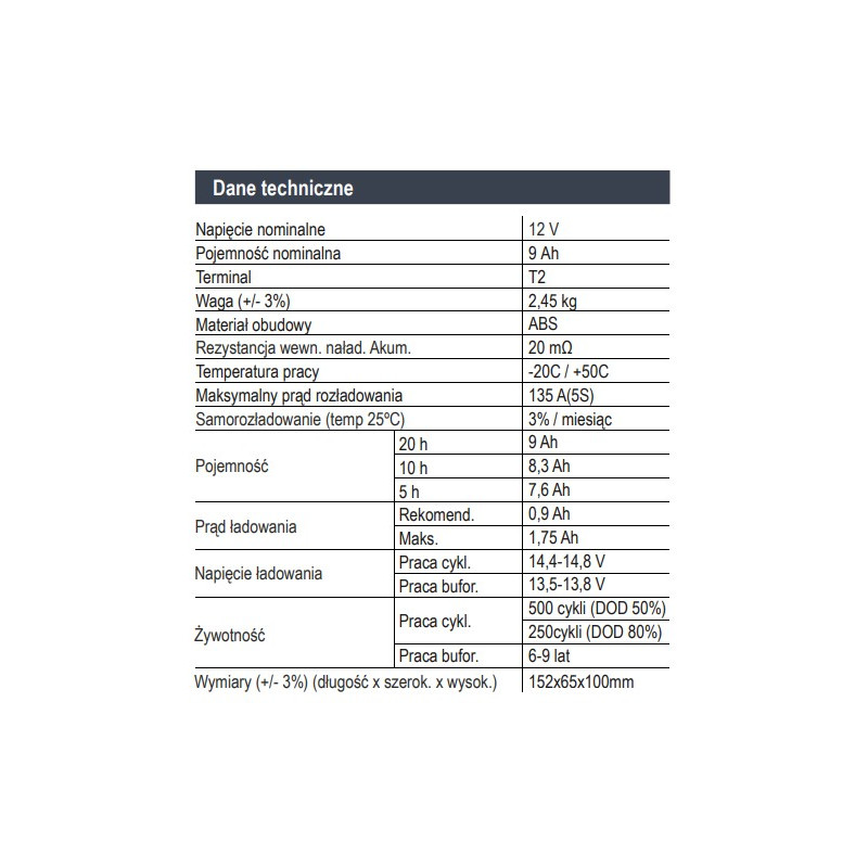 Akumulator JS - AGM JS12-20 ENERBLOCK