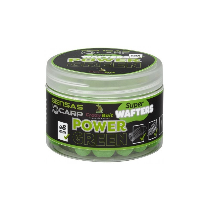 Przynęta Sensas Super Wafters 60g - 8mm Power Green