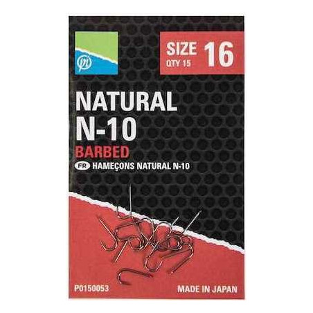 Haczyki Preston Natural N-10 hak 12