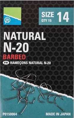haczyki-natural-n-20-preston haczyki-natural-n-20-preston