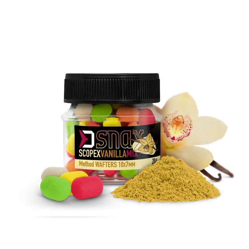Przynęta Delphin MIX D SNAX WAFT 20g - 10/7mm Scopex/vanilla