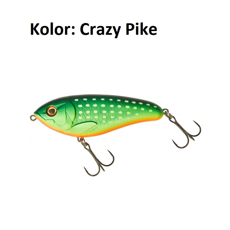 Wobler ILLEX Dexter Jerk 10cm Crazy Pike Wobler ILLEX Dexter Jerk 10cm Crazy Pike