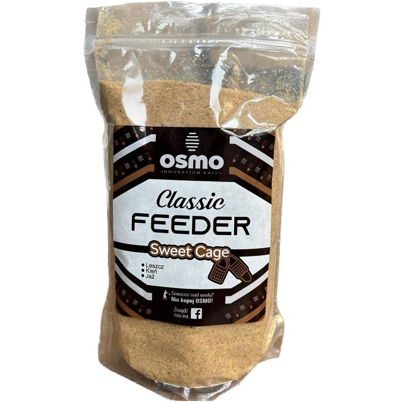Zanęta Osmo Innovation Baits Classic Feeder bez mączek 900g - Sweet Cage