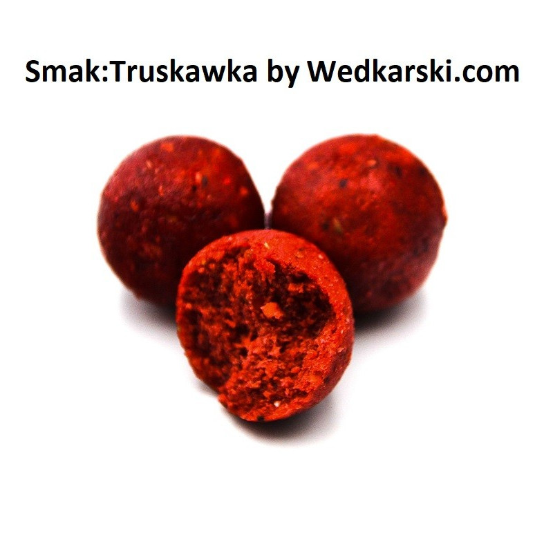 Kulki proteinowe Massive Baits by Wedkarski.com 1kg - 18mm Truskawka by Wedkarski.com