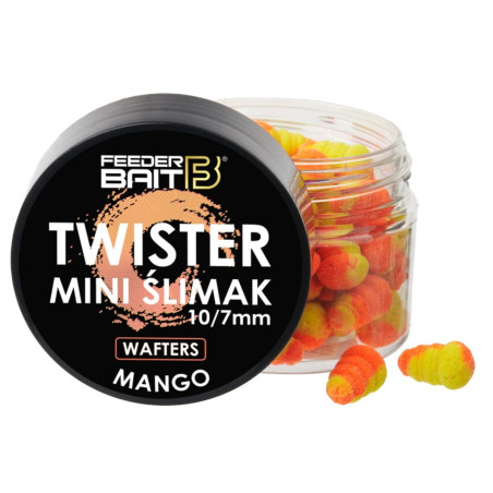 Przynęta Feeder Bait Mini Ślimak Twister Wafters 10/7mm - Mango
