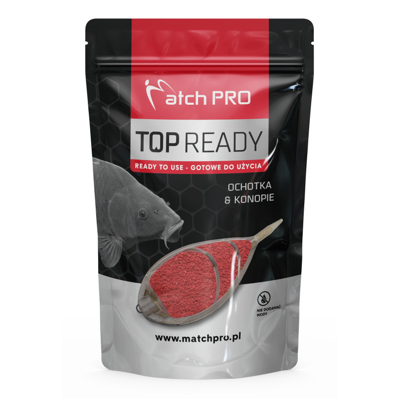 Zanęta Match Pro TOP READY METHODMIX 700g / Ochotka&Konopie Zanęta Match Pro TOP READY METHODMIX 700g / Ochotka&Konopie