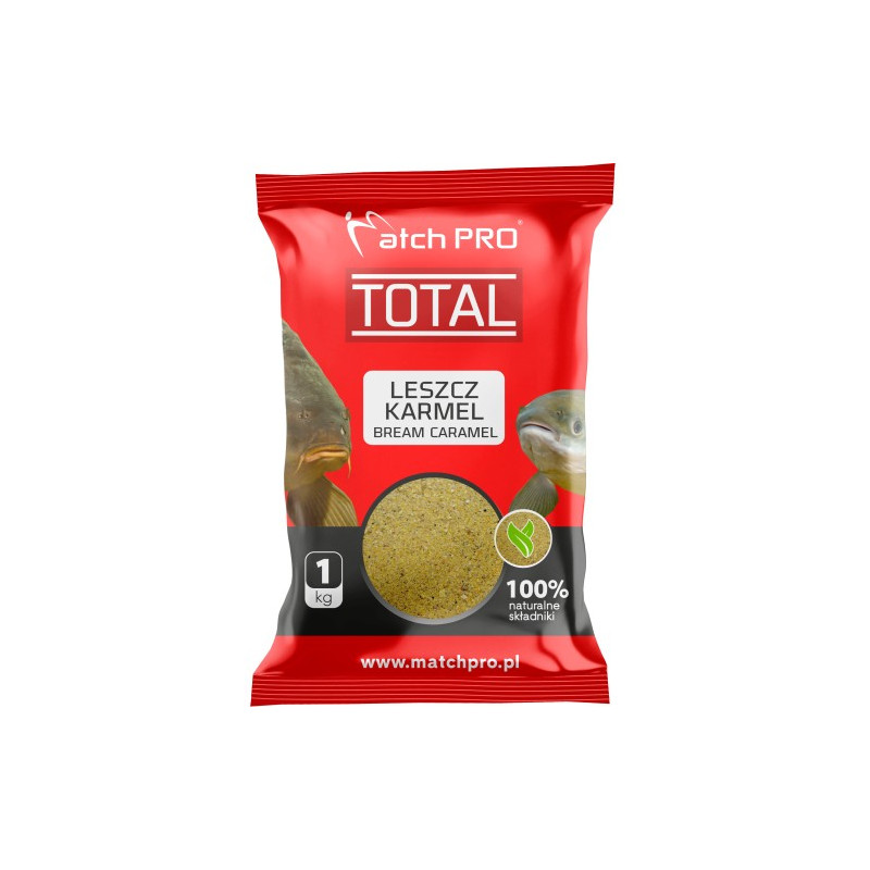 Zanęta Match Pro Total 1kg - LESZCZ KARMEL