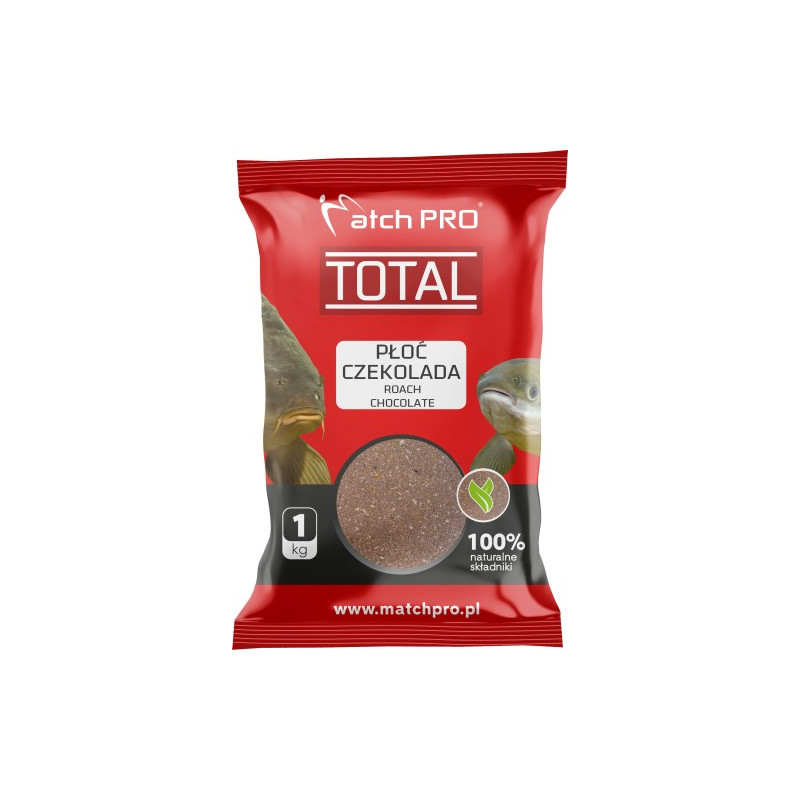 Zanęta Match Pro Total 1kg - PŁOĆ CZEKOLADA