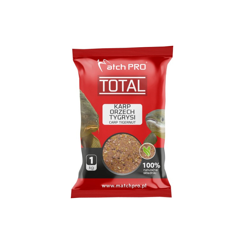 Zanęta Match Pro Total 1kg - karp, orzech tygrysi
