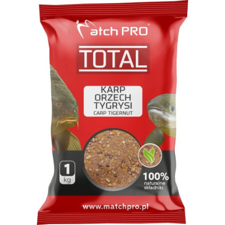 Zanęta Match Pro Total 1kg - karp, orzech tygrysi