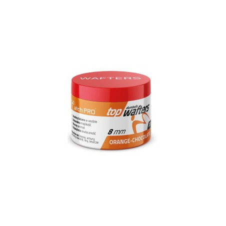 Przynęta Match Pro Top Dumbells Wafters 8 mm 20g / Orange Chocolate (Pomarańcza & Czekolada)