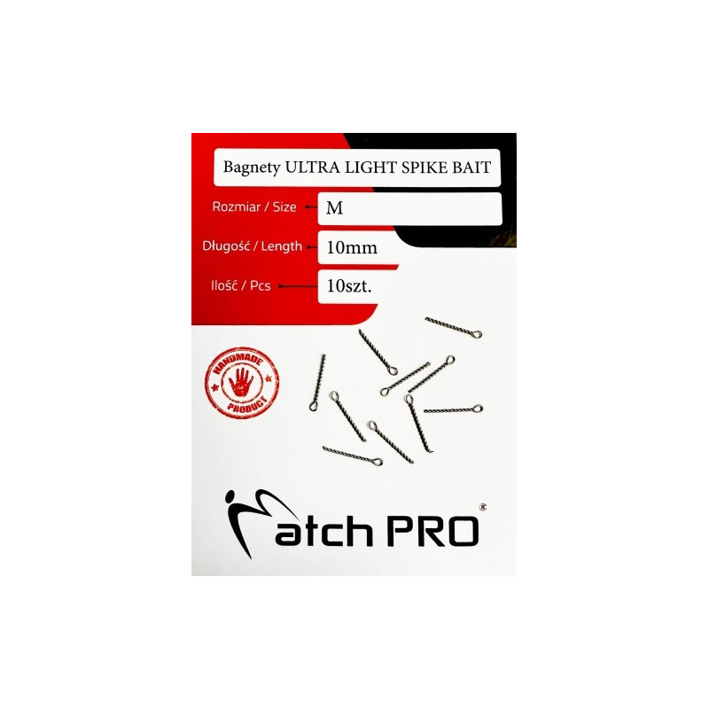 Bagnety ULTRA LIGHT SPIKE BAIT roz. M Match Pro Bagnety ULTRA LIGHT SPIKE BAIT roz. M Match Pro