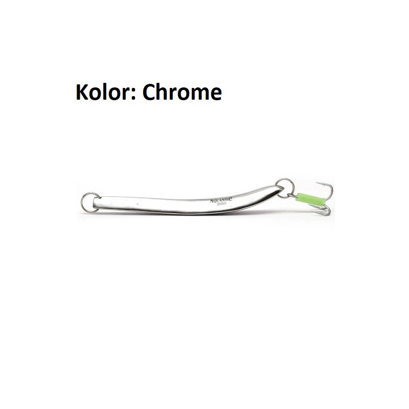 Przynęta Aquantic Banana Pilk Steel Single 150g CHROME Przynęta Aquantic Banana Pilk Steel Single 150g CHROME