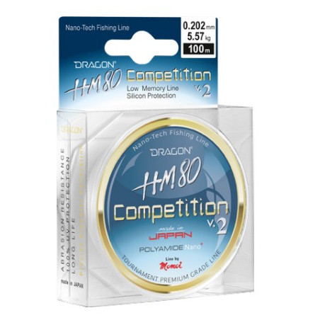Żyłka Dragon HM80 v.2 Competition 50m / 0.180mm Żyłka Dragon HM80 v.2 Competition 50m / 0.180mm