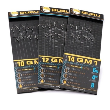 Przypony Guru QM1 Bayonet 4" 10cm / hak 14