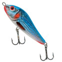 Wobler Salmo Rattlin' Slider 8cm Bleeding Blue Shad