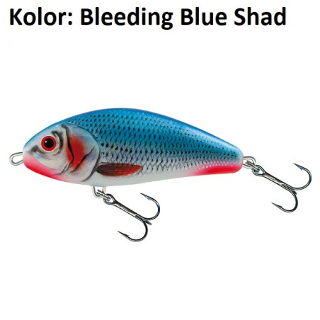 Wobler Salmo Fatso F8S 8cm Bleeding Blue Shad