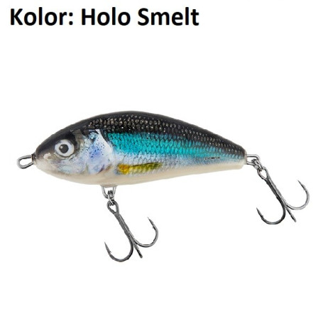 Wobler Salmo Fatso F8S 8cm Holo Smelt