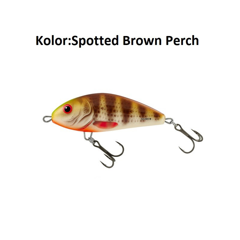 Wobler Salmo Fatso F8S 8cm SPOTTED BROWN PERCH Wobler Salmo Fatso F8S 8cm SPOTTED BROWN PERCH