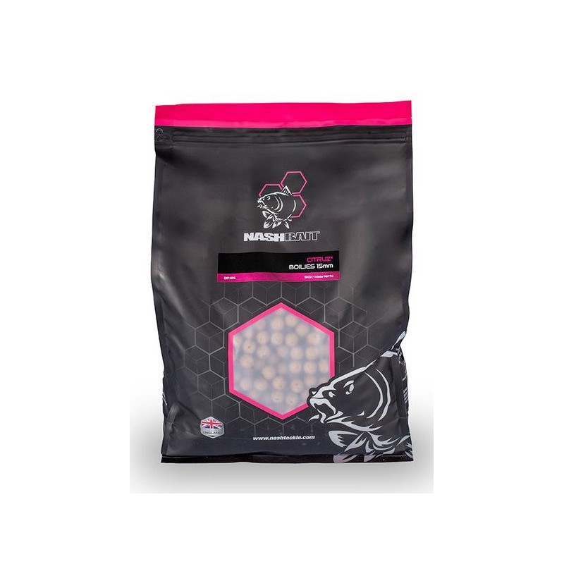 Kulki zanętowe NASH Citruz Boilies 1kg - 20mm New Pink