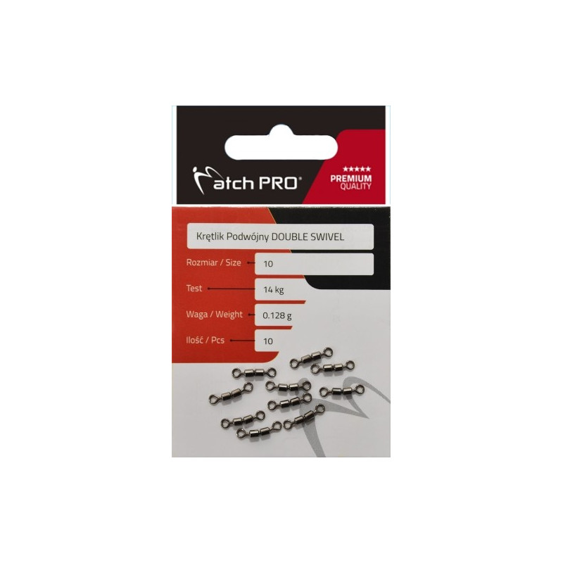 Krętlik Match Pro podwójny Double Swivel roz. 14 Krętlik Match Pro podwójny Double Swivel roz. 14