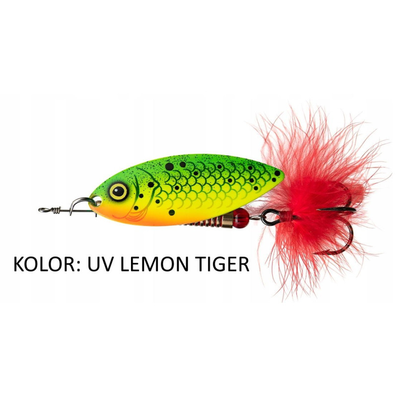 Błystka obrotowa FoxRage Spinner UV 11g roz.3 UV LEMON TIGER Błystka obrotowa FoxRage Spinner UV 11g roz.3 UV LEMON TIGER