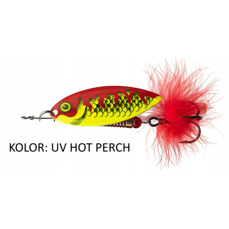 Błystka obrotowa FoxRage Spinner UV 11g UV HOT PERCH