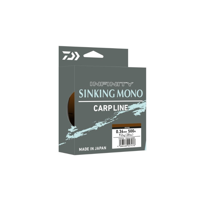 Żyłka Daiwa Infinity Sinking Mono 500m - 0,30mm brązowy