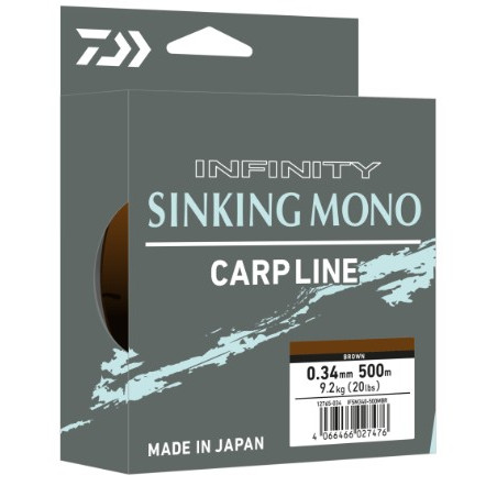 Żyłka Daiwa Infinity Sinking Mono 500m - 0,37mm brązowy