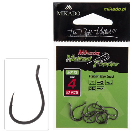 Haczyki Mikado Method Feeder MF13 roz. 4