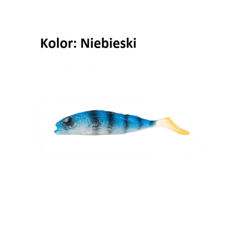 Przynęta Alpha Real Fish Okoń 5 cm niebieski