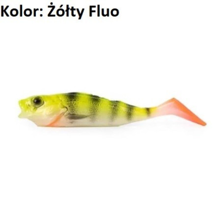 Przynęta Alpha Real Fish Okoń 11 cm Żółty Fluo