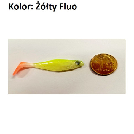 Przynęta Alpha Real Fish Ukleja 3,5 cm Żółty Fluo