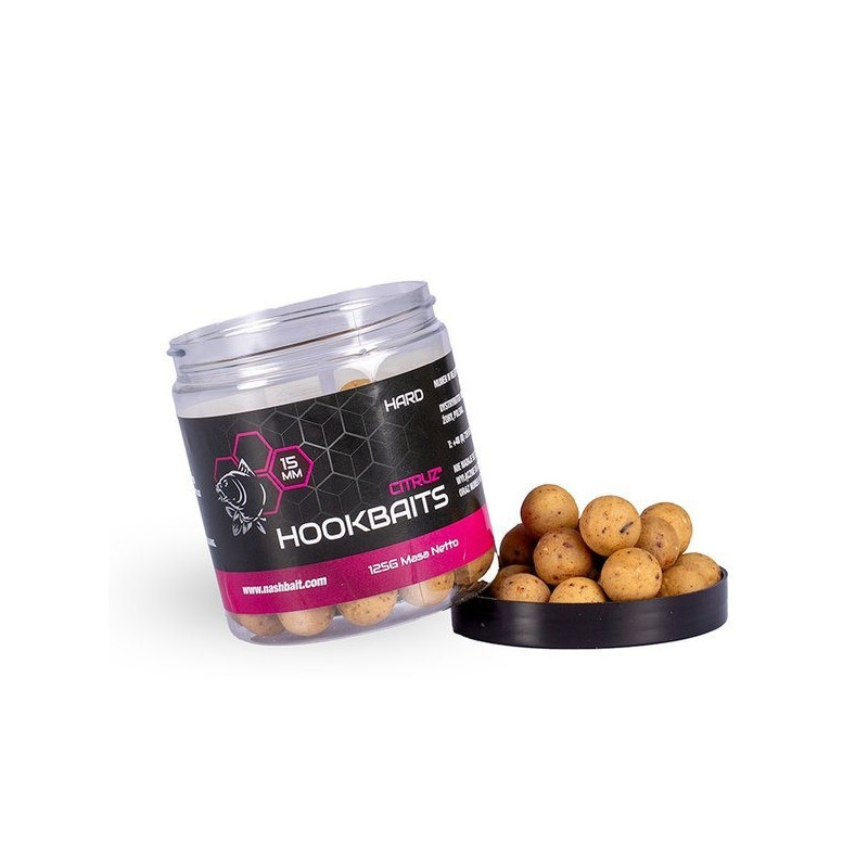 Przynęta NASH Citruz Hard Hookbaits 125g / 24 Przynęta NASH Citruz Hard Hookbaits 125g / 24