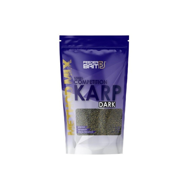 Zanęta Feeder Bait COMPETITION Method Mix 800g - KARP DARK