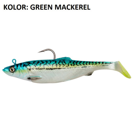 Przynęta Savage Gear 4D Herring Big Shad 22cm green mackerel Przynęta Savage Gear 4D Herring Big Shad 22cm green mackerel