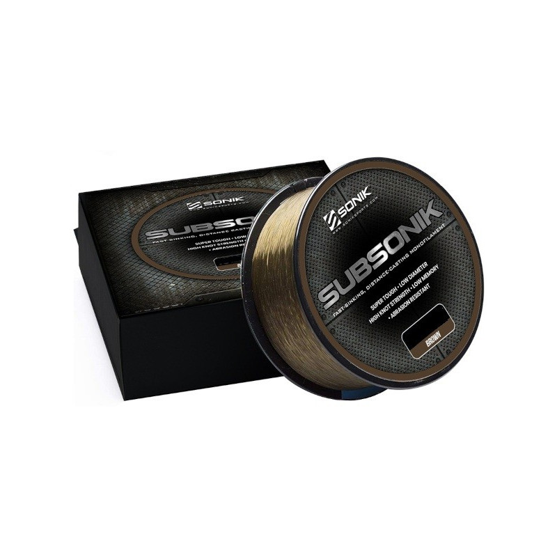 Żyłka karpiowa Sonik Subsonik Mono 1200m - 0,28mm brązowy
