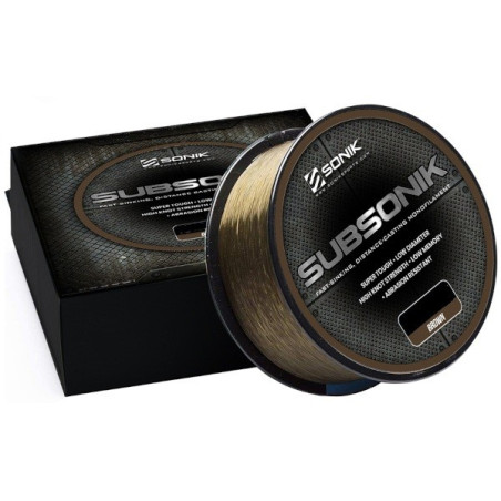 Żyłka karpiowa Sonik Subsonik Mono 1200m - 0,28mm brązowy