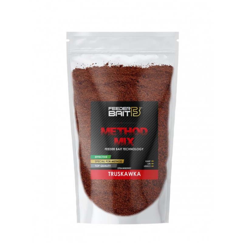 Method Mix 800g / Truskawka Feeder Bait Method Mix 800g / Truskawka Feeder Bait
