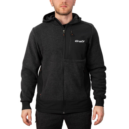 Bluza Graff polarowa z kapturem 233-P-BL-2 roz. 2XL