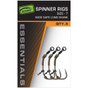 Przypony FOX karpiowe EDGES™ Spinner Rigs hak 7 Przypony FOX karpiowe EDGES™ Spinner Rigs hak 7